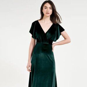 Jenny Yoo - Ellis - Velvet Emerald Green